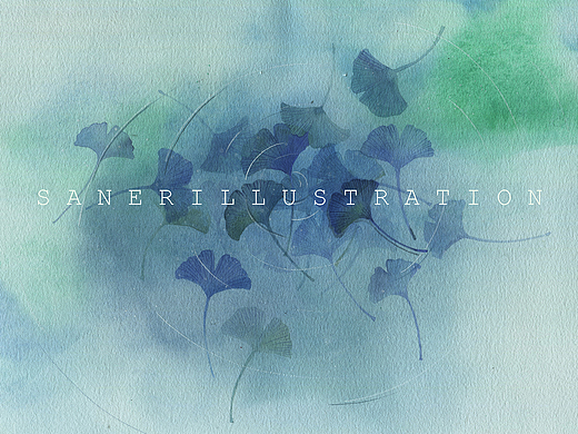 【手繪水彩】夏夜的水，幽靜的藍(lán)（個(gè)人主頁(yè)-ZMjI4ODk3NTI=） - 商業(yè)插畫 - 站酷設(shè)計(jì)師潘璕原創(chuàng)素材 - 站酷ZCOOL