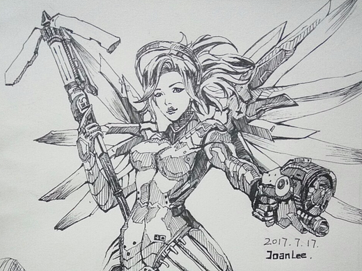 原画254175年前dva插画-游戏原画164055年前添加表情还没有收到留言