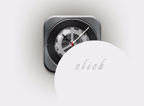 时钟 拟物化 icon