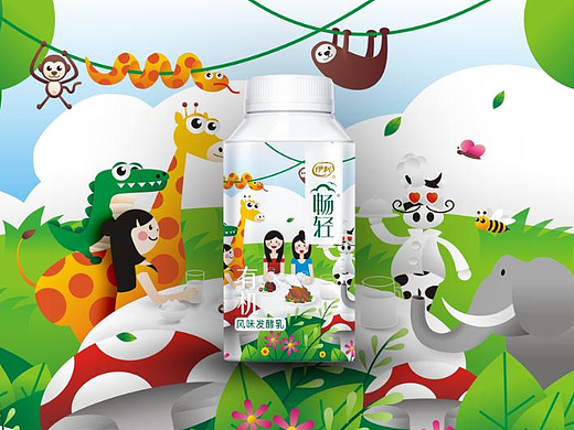 伊利Y-Milk未来牛奶丨包装设计