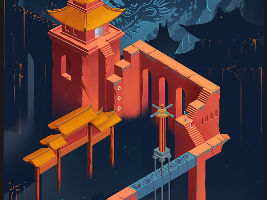 The night in the East（个人主页-ZMjQ4NDY0ODQ=） - 商业插画 - 站酷设计师LITAC原创素材 - 站酷ZCOOL