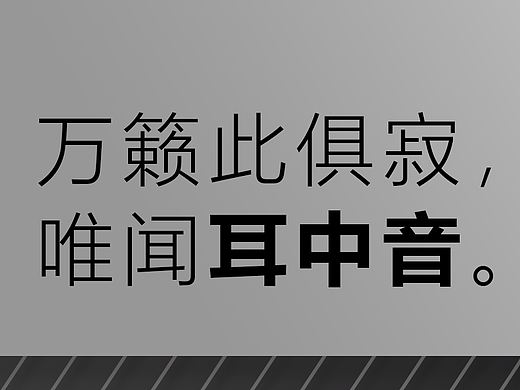 【降噪版海报】万籁俱寂 唯闻此音