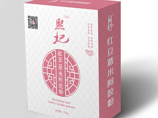 熙妃红豆薏米阿胶粉包装设计