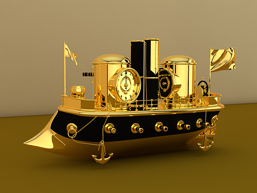 銅輪船（個(gè)人主頁-ZMjM3NzgzNDQ=） - 其他三維 - 站酷設(shè)計(jì)師popxxterry原創(chuàng)素材 - 站酷ZCOOL