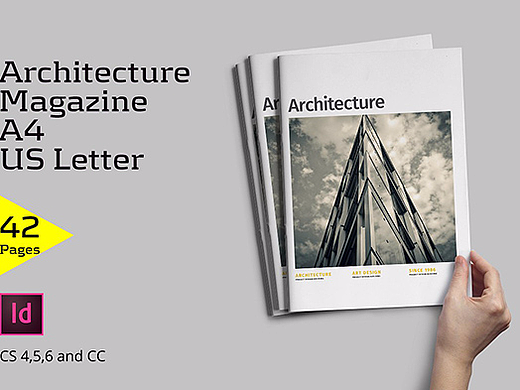 建筑学杂志画册模板