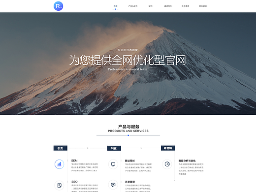 【网站设计】网络公司网站设计