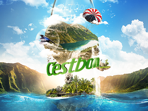 礦泉水海報(bào)-日常練習(xí)（個(gè)人主頁-ZMjM0NjM4MjA=） - 電商 - 站酷設(shè)計(jì)師小名叫小明原創(chuàng)素材 - 站酷ZCOOL