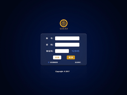 系统登录页面