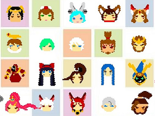 DIY王者荣耀人物超萌头像古董珠串珠