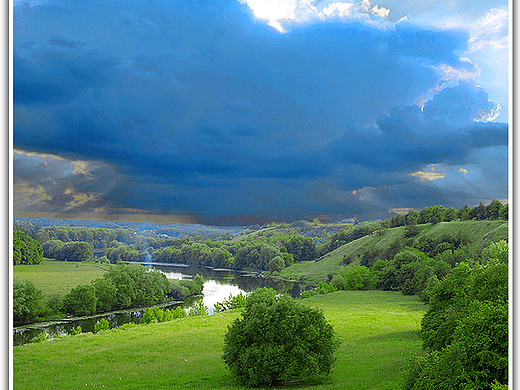 色相饱和度打造秋季变夏季