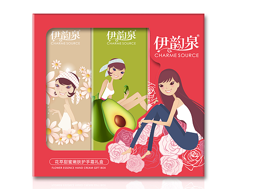 手霜三件小套盒装（个人主页-ZMjM0MzQ0MjA=） - 包装 - 站酷设计师yan原创素材 - 站酷ZCOOL