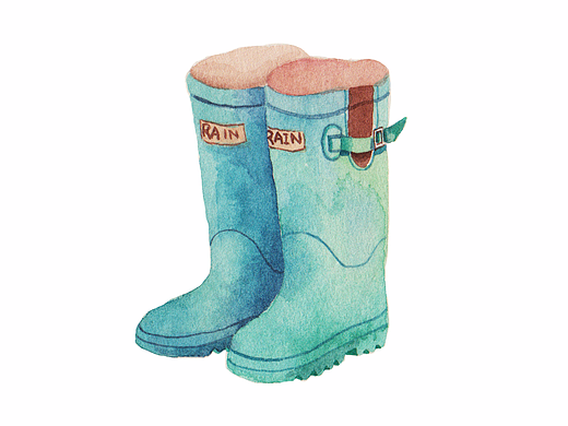 下雨天（个人主页-ZMjM1OTI3MjQ=） - 创作习作 - 站酷设计师园园的小花园原创素材 - 站酷ZCOOL