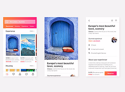 airbnb redesign（个人主页-ZMjI2NTA2NzY=） - APP界面 - 站酷设计师Nanna3原创素材 - 站酷ZCOOL