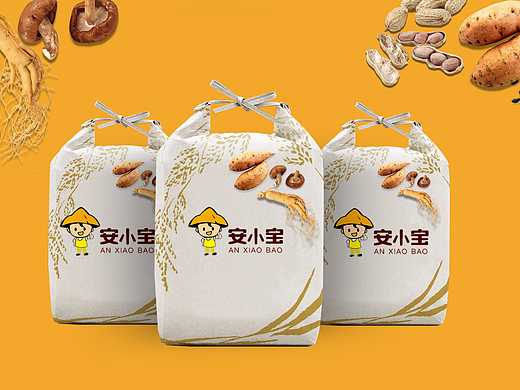 土特产品牌“安小宝”策划与设计（个人主页-ZMjMzNjUyODA=） - 品牌 - 站酷设计师郭仕豪原创素材 - 站酷ZCOOL