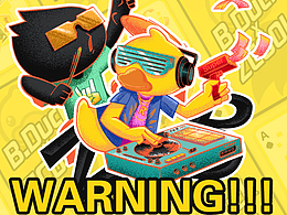 B.Duck小黃鴨 x ZCOOL站酷聯(lián)名撲克-樂隊