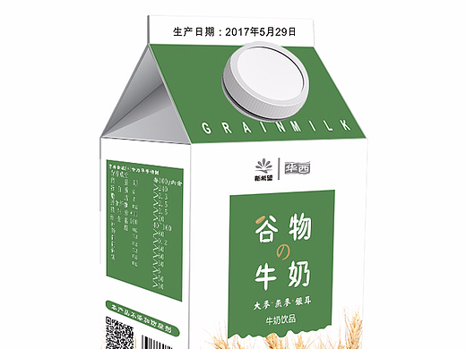奶盒包装设计-