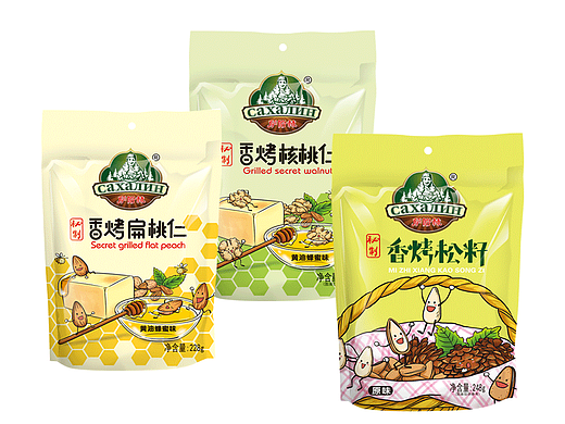 萨哈林家的坚果们（个人主页-ZMjI0ODM3ODg=） - 包装 - 站酷设计师广东年轮设计原创素材 - 站酷ZCOOL