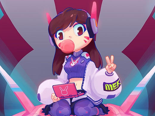 守望先锋Dva同人