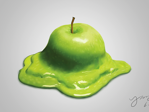 蘋果寫實(shí)手繪（個(gè)人主頁(yè)-ZMjI4OTA5MDA=） - 創(chuàng)作習(xí)作 - 站酷設(shè)計(jì)師穗Young原創(chuàng)素材 - 站酷ZCOOL