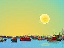 中国十大美岛之一海陵岛延时摄影