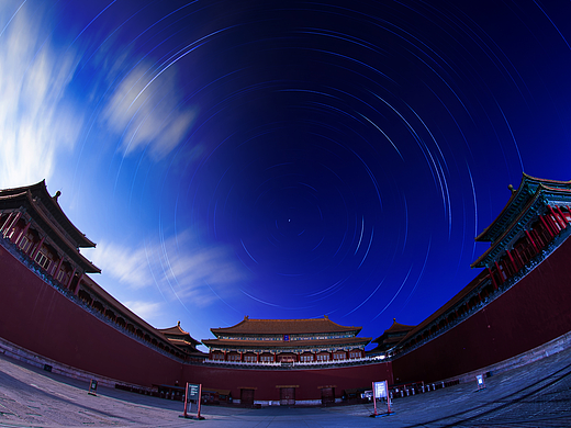 都市星轨摄影