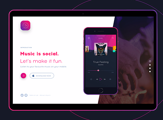 Music UI练习及sketch源文件分享