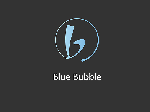 Blue Bubble LOGO（个人主页-ZMjI5Njg0MDQ=） - Logo - 站酷设计师像素简史原创素材 - 站酷ZCOOL