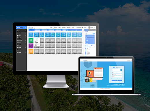 某酒店后台展示界面