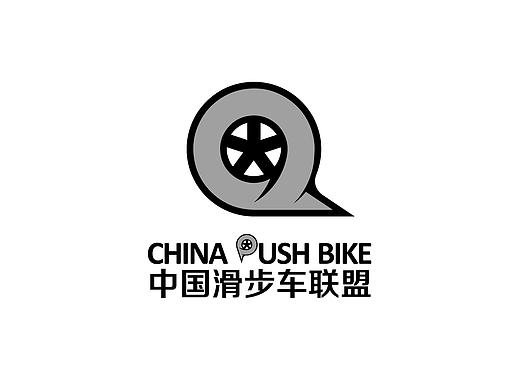 中国滑步车联盟logo