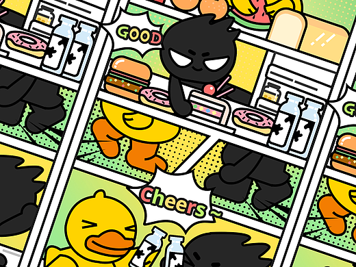 B.Duck小黄鸭 x ZCOOL站酷联名扑克