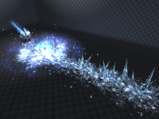 冰属性技能特效