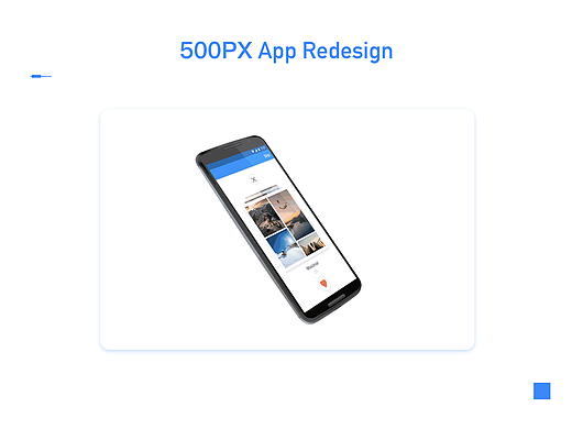 500PX - APP Redesign
