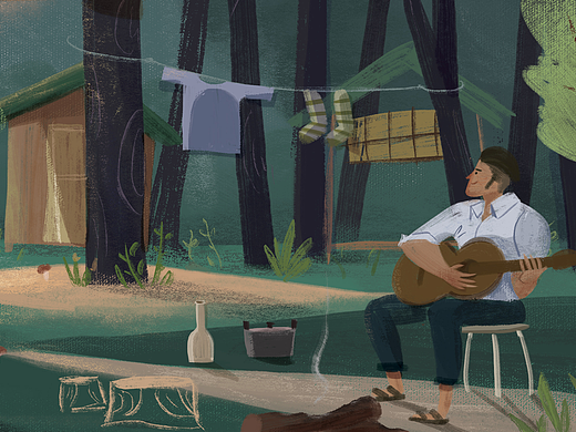 小木屋（个人主页-ZMjM0NzUzMTI=） - 创作习作 - 站酷设计师無境Jean原创素材 - 站酷ZCOOL