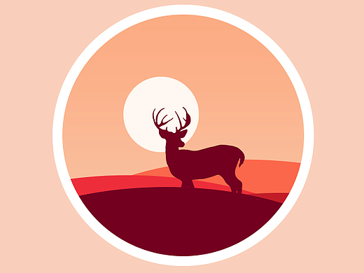 扁平化风景临摹（个人主页-ZMjI0MzAwNDg=） - 图标 - 站酷设计师露小露2011原创素材 - 站酷ZCOOL