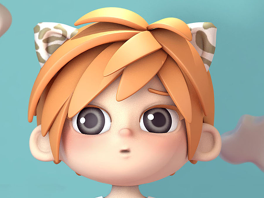 c4d卡通人物设计