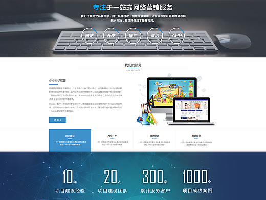 网络公司网站、主页改版