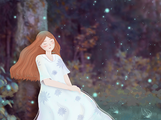 夏夜（个人主页-ZMjI1OTUyMzY=） - 创作习作 - 站酷设计师糊涂一点点原创素材 - 站酷ZCOOL