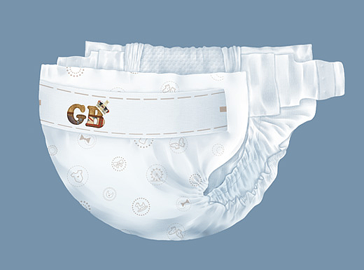 手绘纸尿裤~（小教程啦哈哈哈）