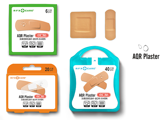 一组创口贴包装