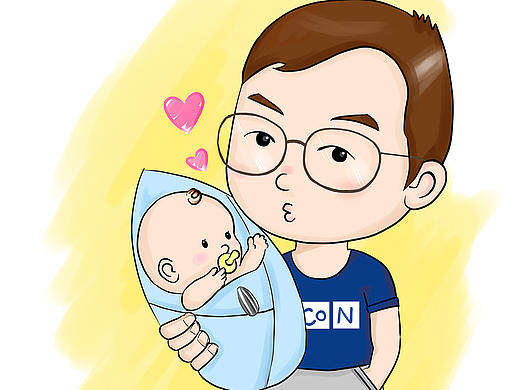 奶爸&小瓜子宝宝