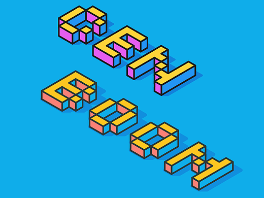 3D立体文字效果