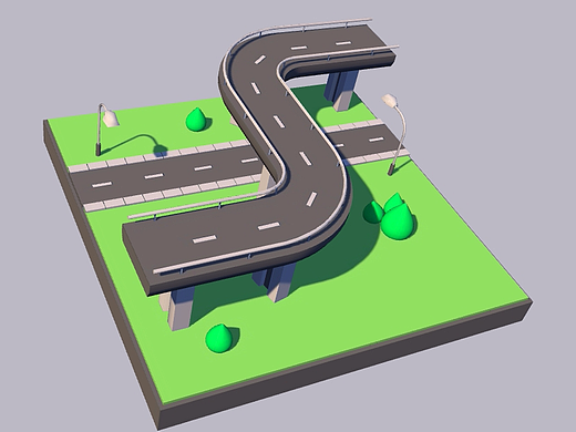 多边形的艺术之高速公路