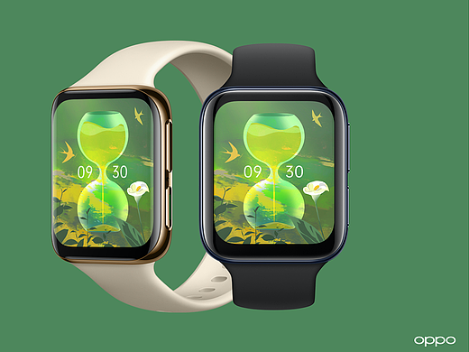 oppo watch 表盘设计 四季seasons