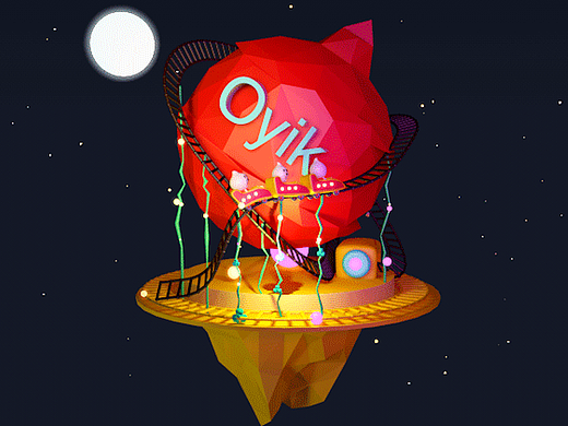  C4D | 动效练习-过山车