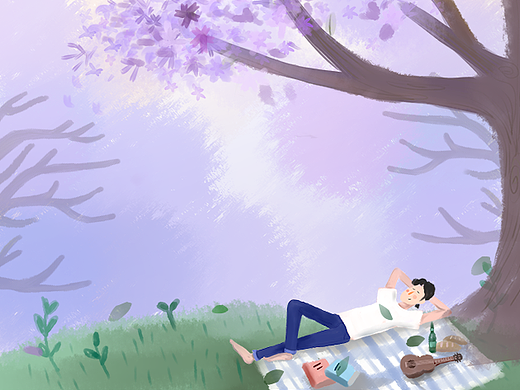 美的環(huán)境電器立秋海報(bào)（個(gè)人主頁-ZMjMyOTQ1MDg=） - 商業(yè)插畫 - 站酷設(shè)計(jì)師柴魚片原創(chuàng)素材 - 站酷ZCOOL