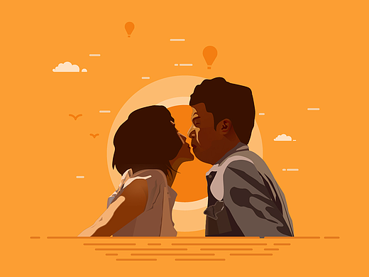 七夕插画（个人主页-ZMjM1ODMxNTI=） - 创作习作 - 站酷设计师神采飞扬999原创素材 - 站酷ZCOOL