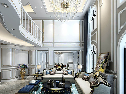 厦门梦美居装饰-华岳山庄-新中式（个人主页-ZMjMyNTI5OTI=） - 家装设计 - 站酷设计师厦门梦美居装饰原创素材 - 站酷ZCOOL