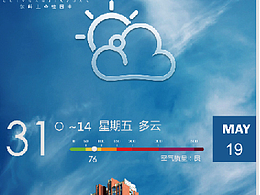 天气预报板式