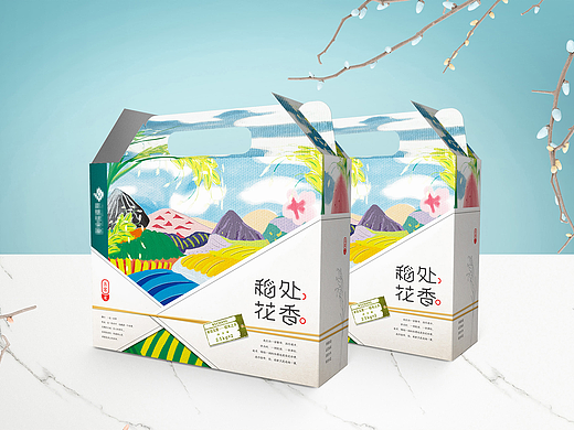 Design draft-大米包装设计一枚