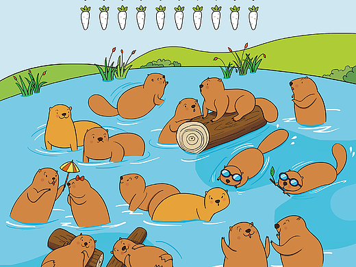 数字教学儿童期刊商用图（个人主页-ZMjI2Mzg2NjA=） - 儿童插画 - 站酷设计师漫步22原创素材 - 站酷ZCOOL